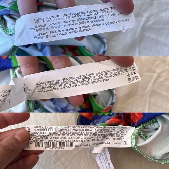 NWT ZARA Asymmetric Floral One-Shoulder Bodysuit S - Picture 13 of 16